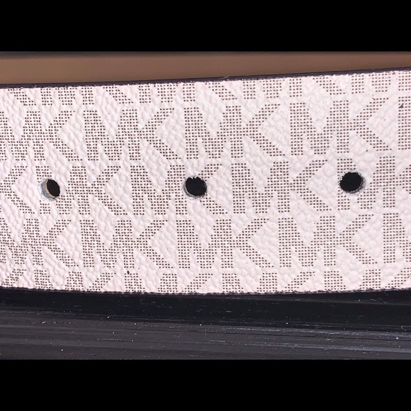 MICHAEL Michael Kors Tan and Gold Buckle Belt main image 7